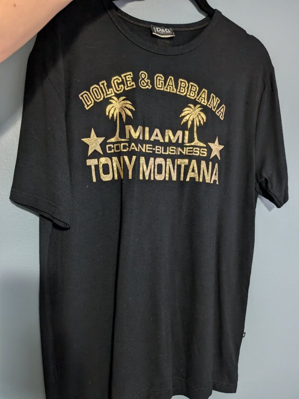 Vintage T-shirt Dolce&Gabbana Tony Montana Miami